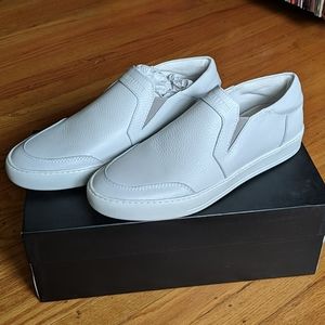 Helmut Lang white leather sneakers, never …